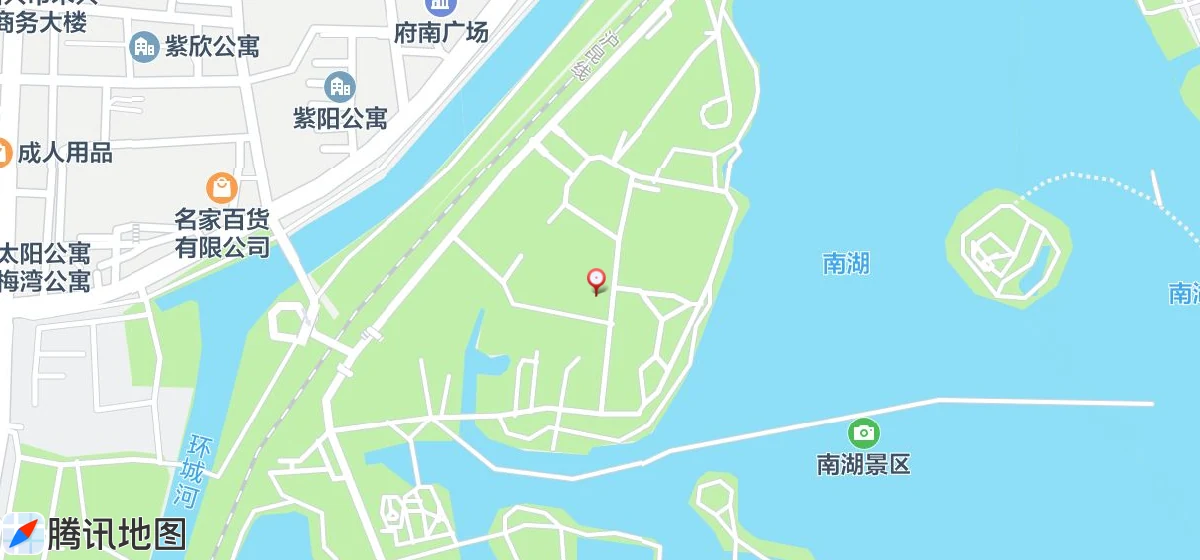 南湖宾馆位置示意图